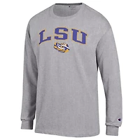 Champion LSU Tigers Arch Over Logo 2-Hit Long Sleeve T-Shirt