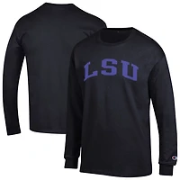 Champion LSU Tigers Basic Arch Long Sleeve T-Shirt
