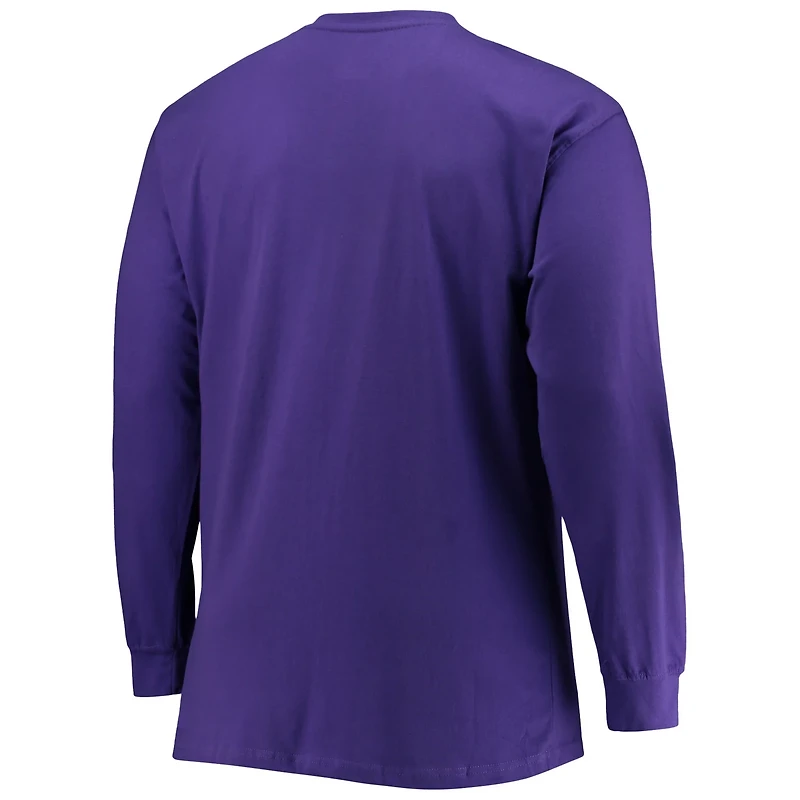 Champion LSU Tigers Big  Tall 2-Hit Long Sleeve T-Shirt