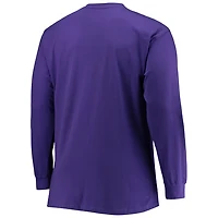 Champion LSU Tigers Big  Tall 2-Hit Long Sleeve T-Shirt