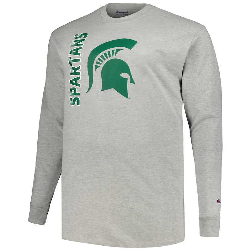 Champion Michigan State Spartans Big  Tall Mascot Long Sleeve T-Shirt