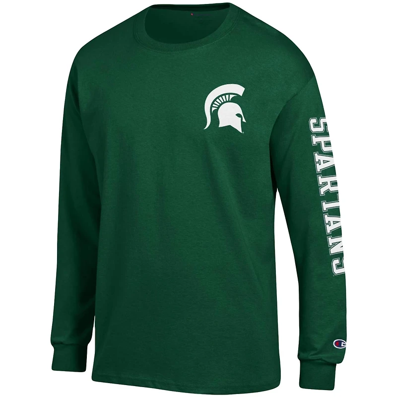 Champion Michigan State Spartans Team Stack Long Sleeve T-Shirt