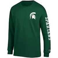 Champion Michigan State Spartans Team Stack Long Sleeve T-Shirt