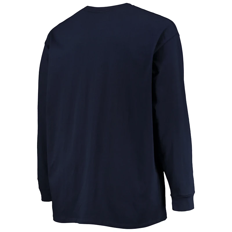 Champion Michigan Wolverines Big  Tall 2-Hit Long Sleeve T-Shirt