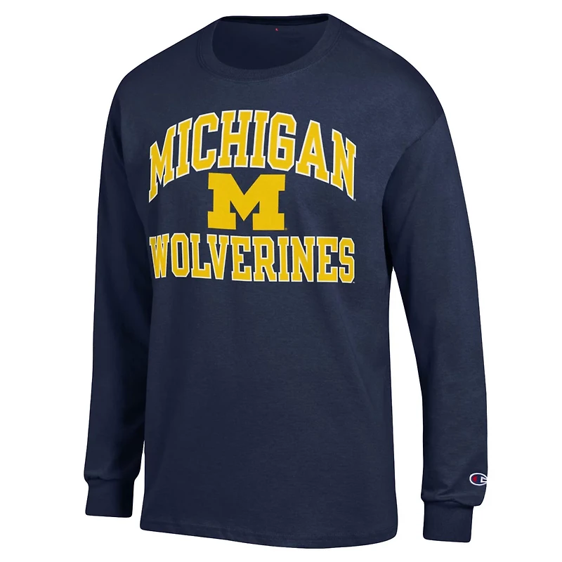 Champion Michigan Wolverines High Motor Long Sleeve T-Shirt