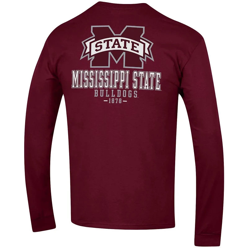 Champion Mississippi State Bulldogs Team Stack Long Sleeve T-Shirt