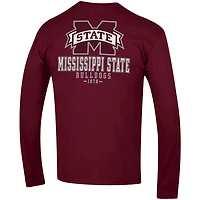 Champion Mississippi State Bulldogs Team Stack Long Sleeve T-Shirt