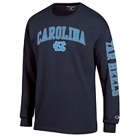 Champion North Carolina Tar Heels Arch Over Logo 2-Hit Long Sleeve T-Shirt