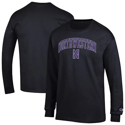 Champion Northwestern Wildcats Arch Over Logo Long Sleeve T-Shirt