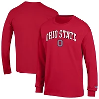 Champion Ohio State Buckeyes Arch Over Logo 2-Hit Long Sleeve T-Shirt