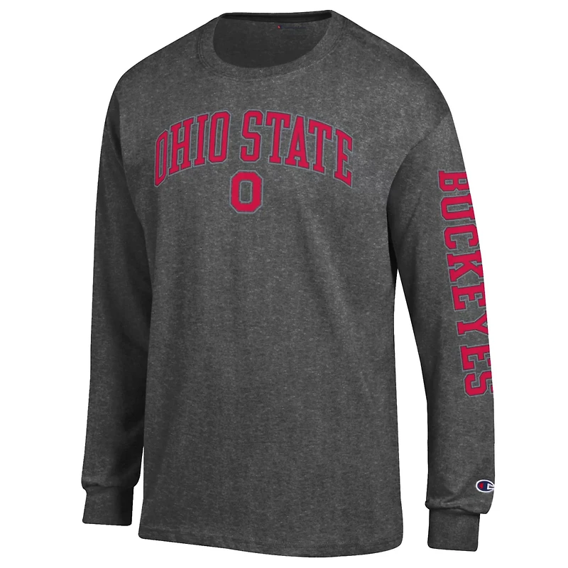 Champion Ohio State Buckeyes Arch Over Logo Long Sleeve T-Shirt