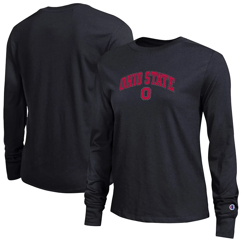 Champion Ohio State Buckeyes Arch Over Logo Long Sleeve T-Shirt