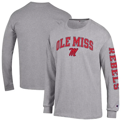 Champion Ole Miss Rebels Arch Over Logo 2-Hit Long Sleeve T-Shirt