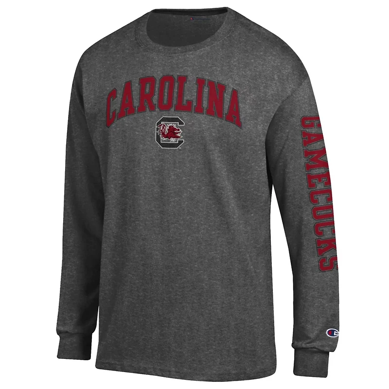 Champion South Carolina Gamecocks Arch Over Logo 2-Hit Long Sleeve T-Shirt