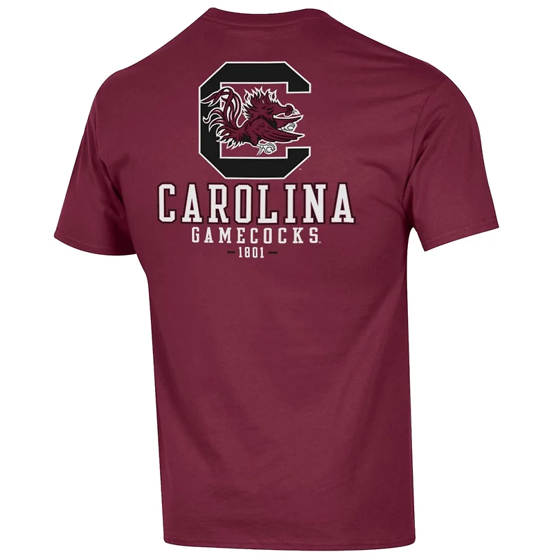 Champion South Carolina Gamecocks Team Stack 2-Hit T-Shirt
