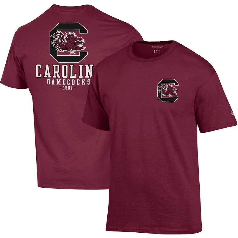 Champion South Carolina Gamecocks Team Stack 2-Hit T-Shirt