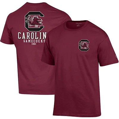 Champion South Carolina Gamecocks Team Stack 2-Hit T-Shirt