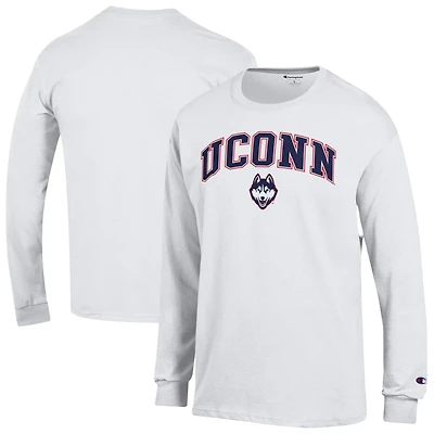 Champion UConn Huskies Arch Over Logo Long Sleeve T-Shirt