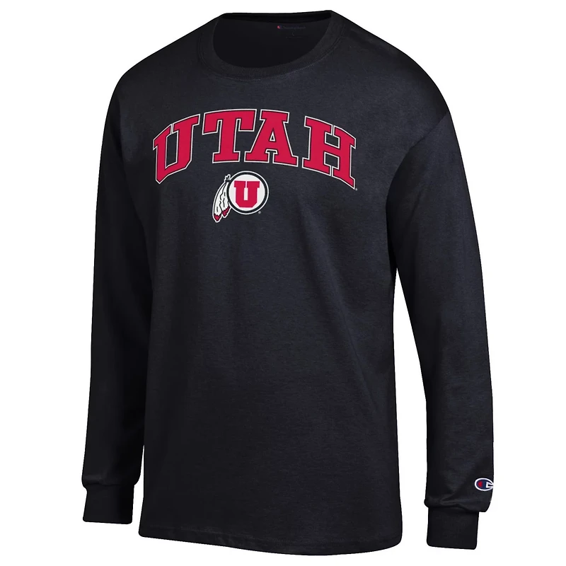 Champion Utah Utes Arch Over Logo Long Sleeve T-Shirt