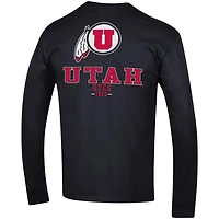 Champion Utah Utes Team Stack Long Sleeve T-Shirt