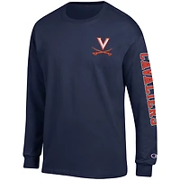 Champion Virginia Cavaliers Team Stack Long Sleeve T-Shirt