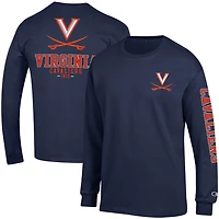 Champion Virginia Cavaliers Team Stack Long Sleeve T-Shirt