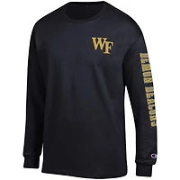 Champion Wake Forest Demon Deacons Team Stack Long Sleeve T-Shirt