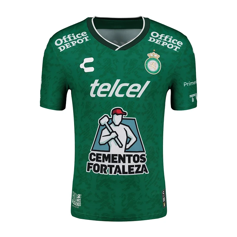 Charly White Club Leon 2024 25 Home Authentic Jersey