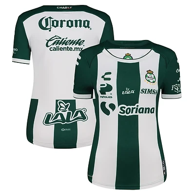 Charly White Santos Laguna 2024 25 Home Authentic Jersey