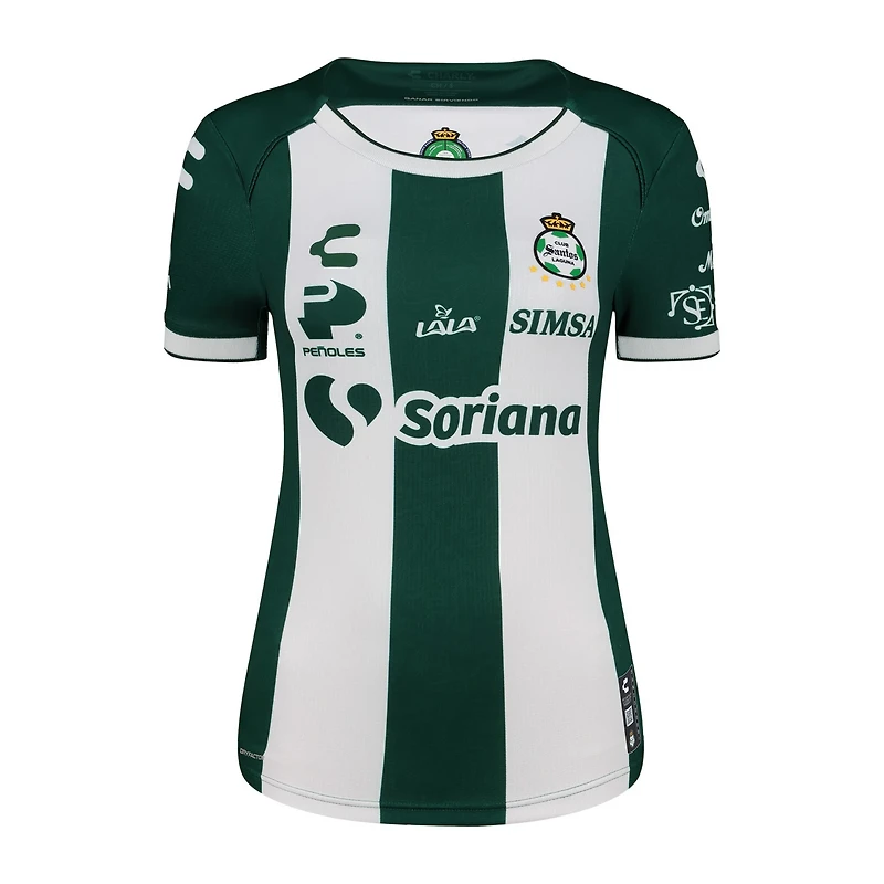 Charly White Santos Laguna 2024 25 Home Authentic Jersey