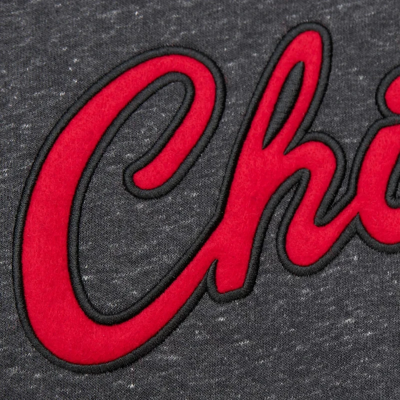 Chicago Bulls Hardwood Classics out Collection Snow Washed Pullover Sweatshirt