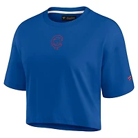 Chicago Cubs Elements Super Soft Boxy Cropped T-Shirt
