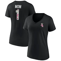 Chicago White Sox Mother's Day Plus Best Mom Ever V-Neck T-Shirt