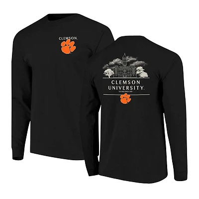 Clemson Tigers Comfort Colors Campus Nights Long Sleeve T-Shirt