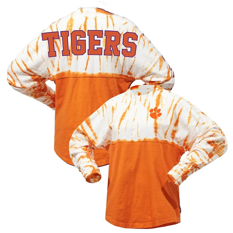 Clemson Tigers Tie-Dye Long Sleeve Jersey T-Shirt