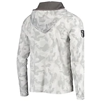 Colosseum Air Force Falcons OHT Military Appreciation Long Sleeve Hoodie Top