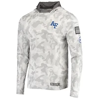 Colosseum Air Force Falcons OHT Military Appreciation Long Sleeve Hoodie Top