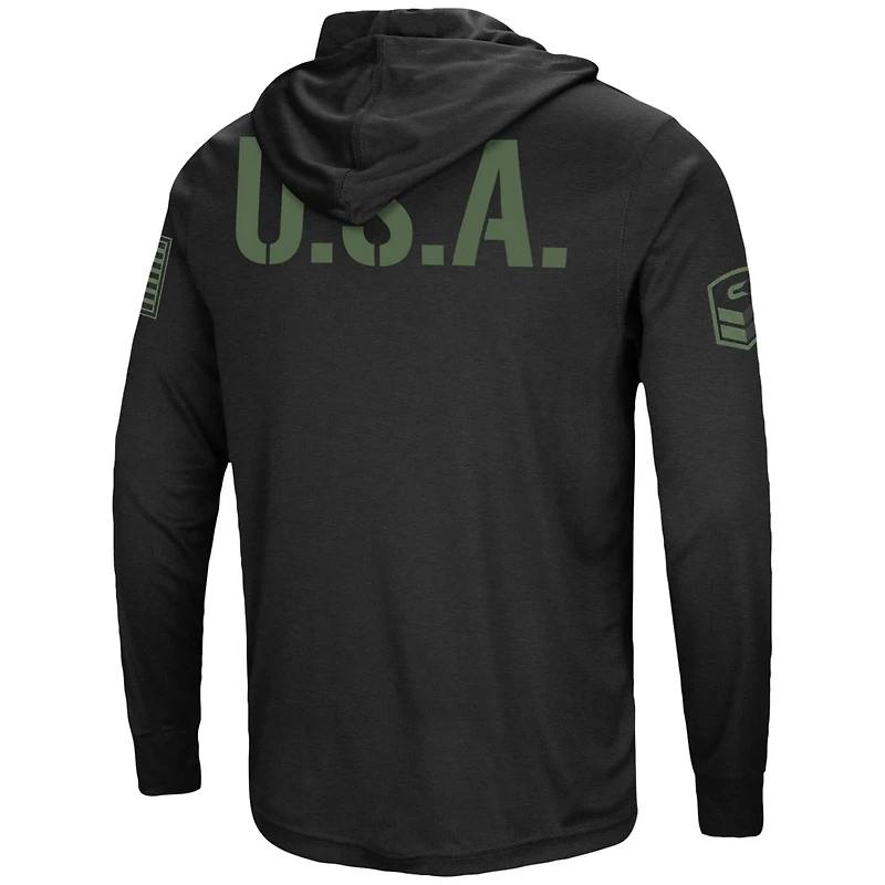 Colosseum Alabama Crimson Tide Big  Tall OHT Military Appreciation Tango Long Sleeve Hoodie T-Shirt