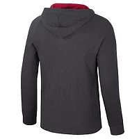 Colosseum Alabama Crimson Tide Dujour Ralgan Long Sleeve Henley Hoodie T-Shirt