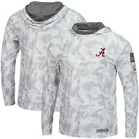 Colosseum Alabama Crimson Tide OHT Military Appreciation Long Sleeve Hoodie Top