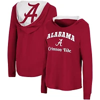 Colosseum Alabama Tide Catalina Hoodie Long Sleeve T-Shirt