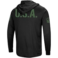 Colosseum Arkansas Razorbacks Big  Tall OHT Military Appreciation Tango Long Sleeve Hoodie T-Shirt