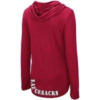 Colosseum Arkansas Razorbacks My Lover Lightweight Hooded Long Sleeve T-Shirt