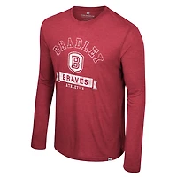 Colosseum Athletics Men's Bradley University Hap-Hap-Happiest Long Sleeve Shirt