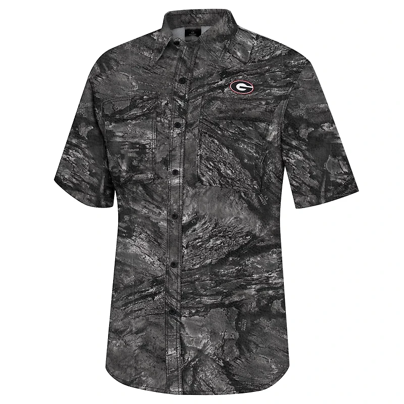 Colosseum Athletics Men's University of Georgia Realtree Charter Fishing Shirt
