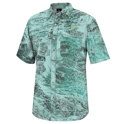 Colosseum Athletics Men's University of South Florida Realtree Charter Fishing Shirt