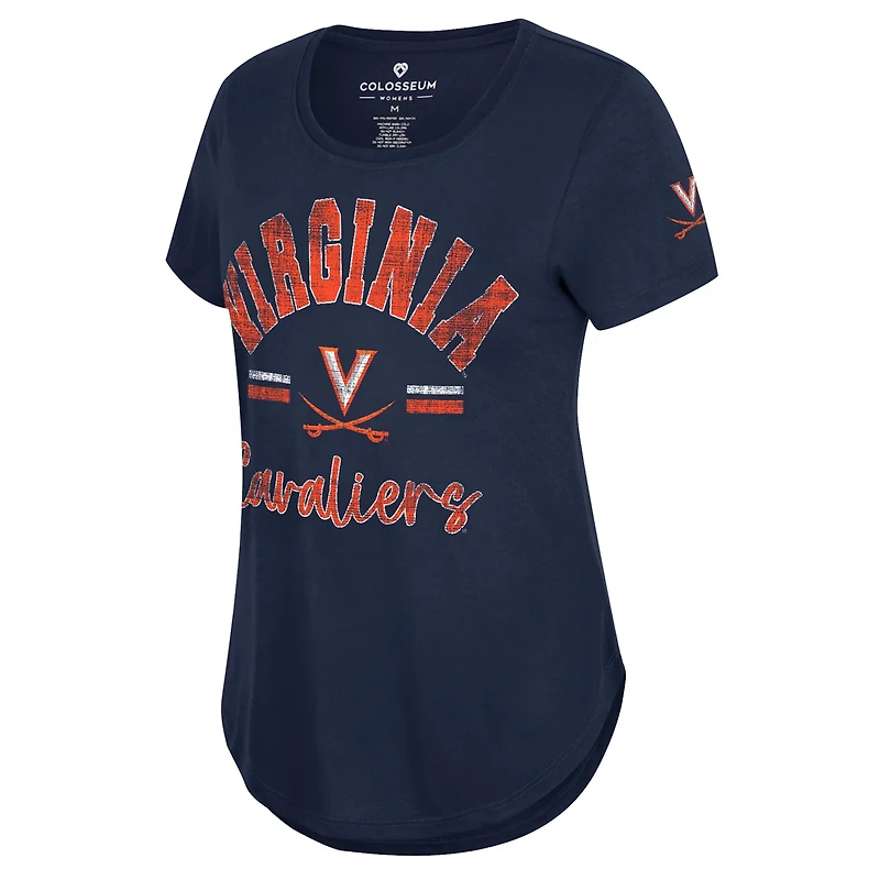 Colosseum Athletics Women's University of Virginia Little? Big? Graphic T-shirt