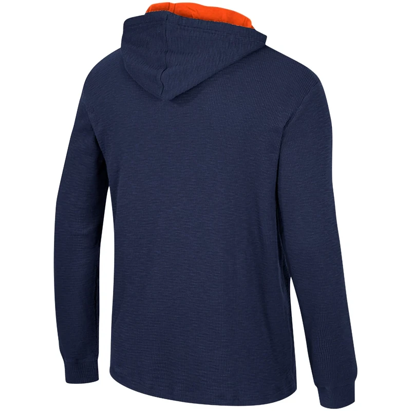 Colosseum Auburn Tigers Affirmative Thermal Hoodie Long Sleeve T-Shirt
