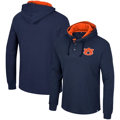 Colosseum Auburn Tigers Affirmative Thermal Hoodie Long Sleeve T-Shirt
