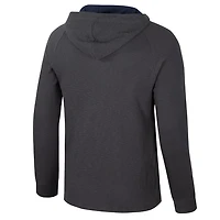 Colosseum Auburn Tigers Dujour Ralgan Long Sleeve Henley Hoodie T-Shirt